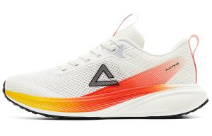 PEAK Кроссовки для бега с низким верхом, амортизирующие, износостойкие, легкие, дышащие, молочно-бело-оранжевые