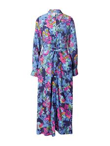 Платье рубашка YAS Shirt Dress YASFima, морской синий