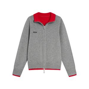 ELLE Толстовка женская Medium Gray с воротником стойкой