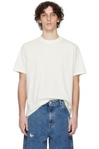 Белая футболка с надписью «Box» OUR LEGACY