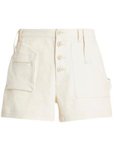 ETRO шорты чинос на пуговицах, белый