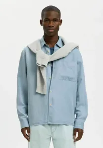 Рубашка свободного кроя Selected, Dusty Blue