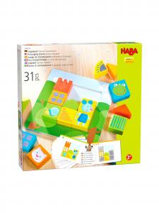 HABA Игра 'Legespiel Tierisch quadratisch', мультиколор