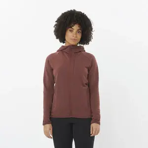 Женская легкая теплая толстовка Salomon Essential, бежевый