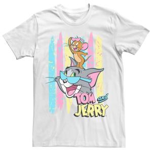 Мужская футболка с рисунком Тома и Джерри в стиле 90-х Looney Tunes Licensed Character