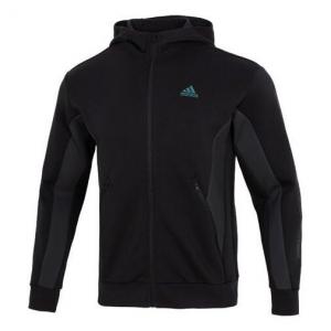 Куртка Men's adidas St Blok Knjkt Athleisure Casual Sports Solid Color Hooded Jacket Black, черный