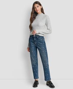 Классические прямые джинсы средней посадки для женщин DKNY Jeans, Bowery