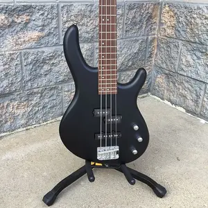 Бас-гитара Cort Action PJ OPB 4-струнная, открытый пор черная