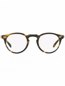 Очки Gregory Peck в оправе черепаховой расцветки Oliver Peoples, черный