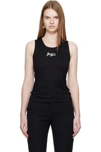 Свободная майка с принтом «Balmain Paris», черный