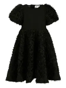 Фактурное платье с объемными рукавами Molo, черный