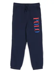 Спортивные брюки с логотипом POLO RALPH LAUREN KIDS, синий