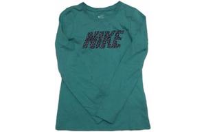 Детская футболка Nike, зеленый