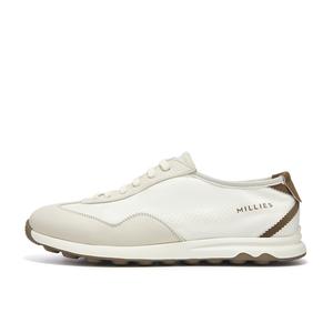 Износостойкие низкие повседневные туфли MILLIE'S для мужчин Millies, White Khaki Mesh