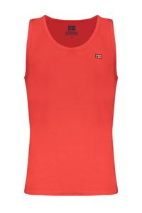 Мужская майка Norway 1963 хлопковая с логотипом бренда, красный