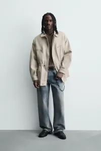 Zara Джинсовая куртка с карманами