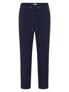 Брюки свободного кроя синего цвета Cecil