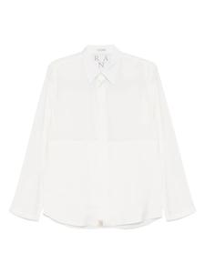 Рубашка с жатым эффектом RANRA, белый