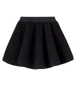 плиссированная юбка-тэдди Moncler Enfant, Black