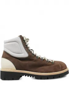 Ботинки на шнуровке Eleventy, коричневый
