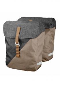 Системная двойная сумка Heda racktime, цвет Grau Sand