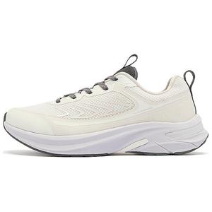 QIAODAN Низкие повседневные кроссовки для бега с амортизаторами и противоскользящими элементами, женские, бежево-фиолетовые