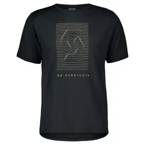 Футболка Scott Men's DEFINED MERINO GRAPHIC SS Mountain, черный
