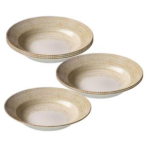 Набор из 6 тарелок для пасты Rimini бежевого цвета, диаметр 29 см Ritzenhoff Breker, бежевый