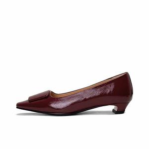Повседневные однобортные туфли женские SHOEMAKER QUEEN, Red