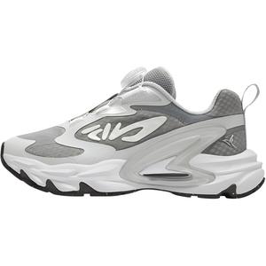 Кроссовки для бега Hummingbird 2 с противоскользящей подошвой, дышащие, с антиударным эффектом, серые, детские FILA KIDS, серый