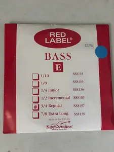 Red Label Бас E 3/4 Обычная струна