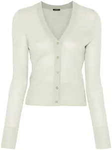 Кардиган тонкой вязки Joseph, зеленый