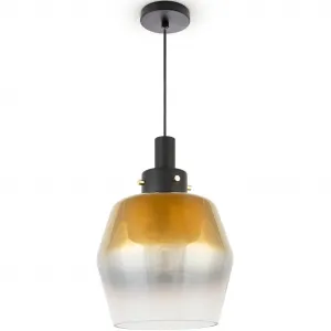 Подвесной светильник DANA E27, подвесной светильник для гостиной, стекло, современный индустриальный стиль для столовой и бара, E27 Paco Home, черный