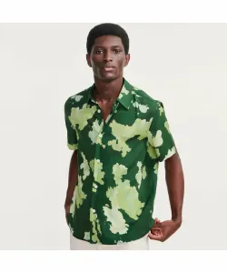 Рубашка с коротким рукавом из лиоцелла