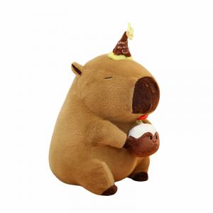 Плюшевая кукла Cake Capybara высотой 35см/45см/65см CHONGRONGLIANYU