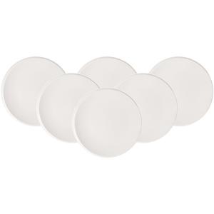 Завтрачная тарелка Завтрачная тарелка NewMoon ø 24 см, набор 6 шт., белая Villeroy & Boch, белый