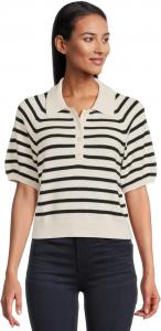 Топ Paige Birch Top, Antique White/Black