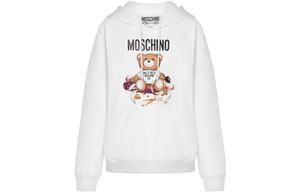 Толстовка с капюшоном в виде мишки MOSCHINO, белый