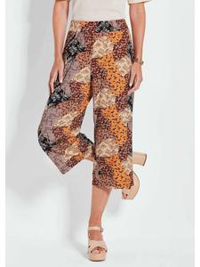 Тканевые брюки GOLDNER, цвет braun/gemustert