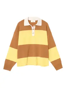 Поло в полоску Xirena, коричневый