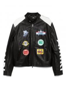 AMIRI куртка с нашивкой, черный