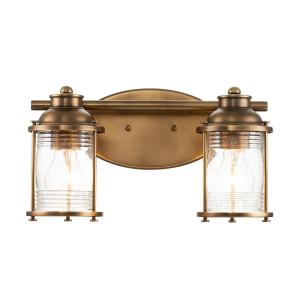 Настенный светильник для ванной комнаты Elstead Lighting, 20,6x36,2x16,6 см, цвет латуни