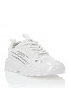 Plein Sport Кроссовки в белом цвете