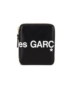 Кошелек с крупным логотипом Comme Des Garcons, Black