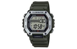 CASIO Мужские часы Standard Series 47.2mm Green MWD-110H-3AV