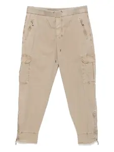 Брюки-карго из парашютного поплина James Perse, коричневый