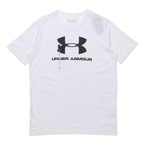 Футболка ua sportstyle logo tee white Under Armour, белый