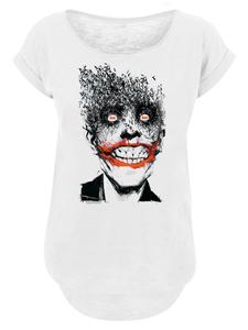 Длинная футболка Batman The Joker Bats белого цвета F4NT4STIC