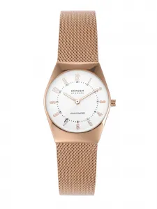 Женские аналоговые часы Skage из нержавеющей стали SKW3078 Skagen, цвет Rose Gold