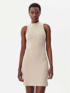 Платье облегающего кроя для повседневной носки Logo J20J225290 Calvin Klein Jeans, бежевый